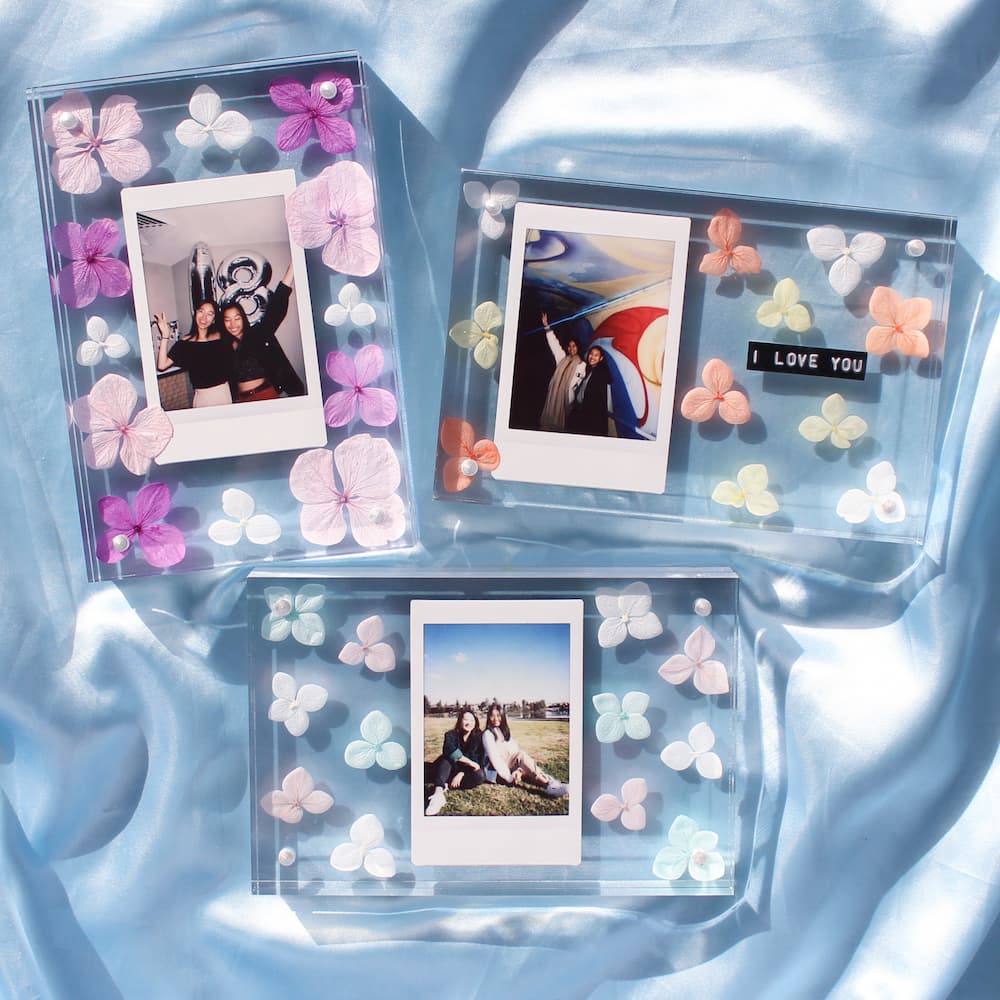 Buy Flower Polaroid Frame Online
