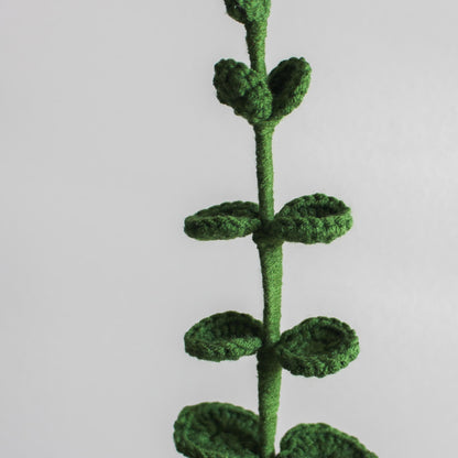 Crochet Eucalyptus Leaf