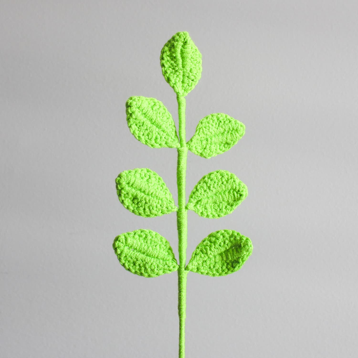 Crochet green Leaf