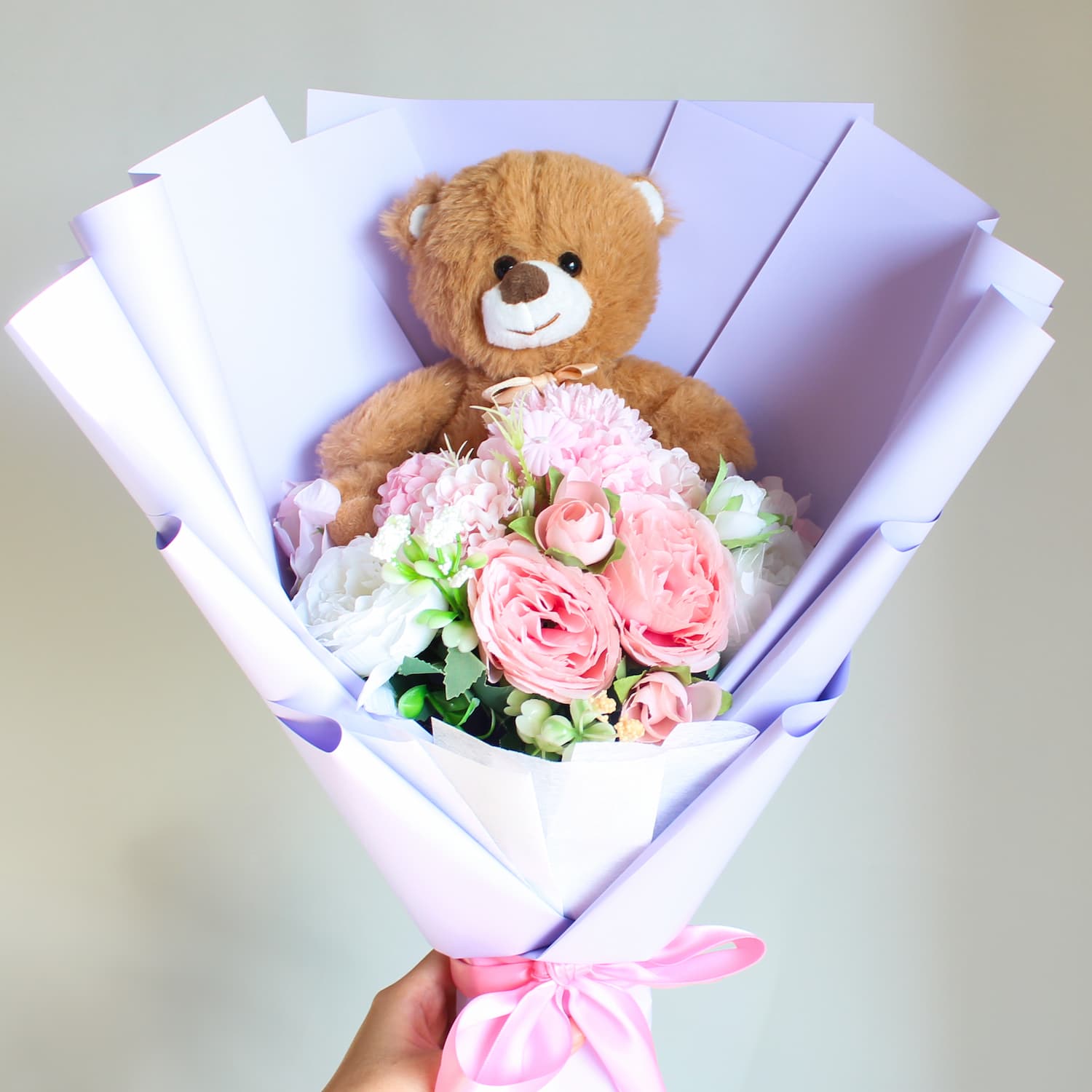 TeddyBearBouquet_PremiumWrap