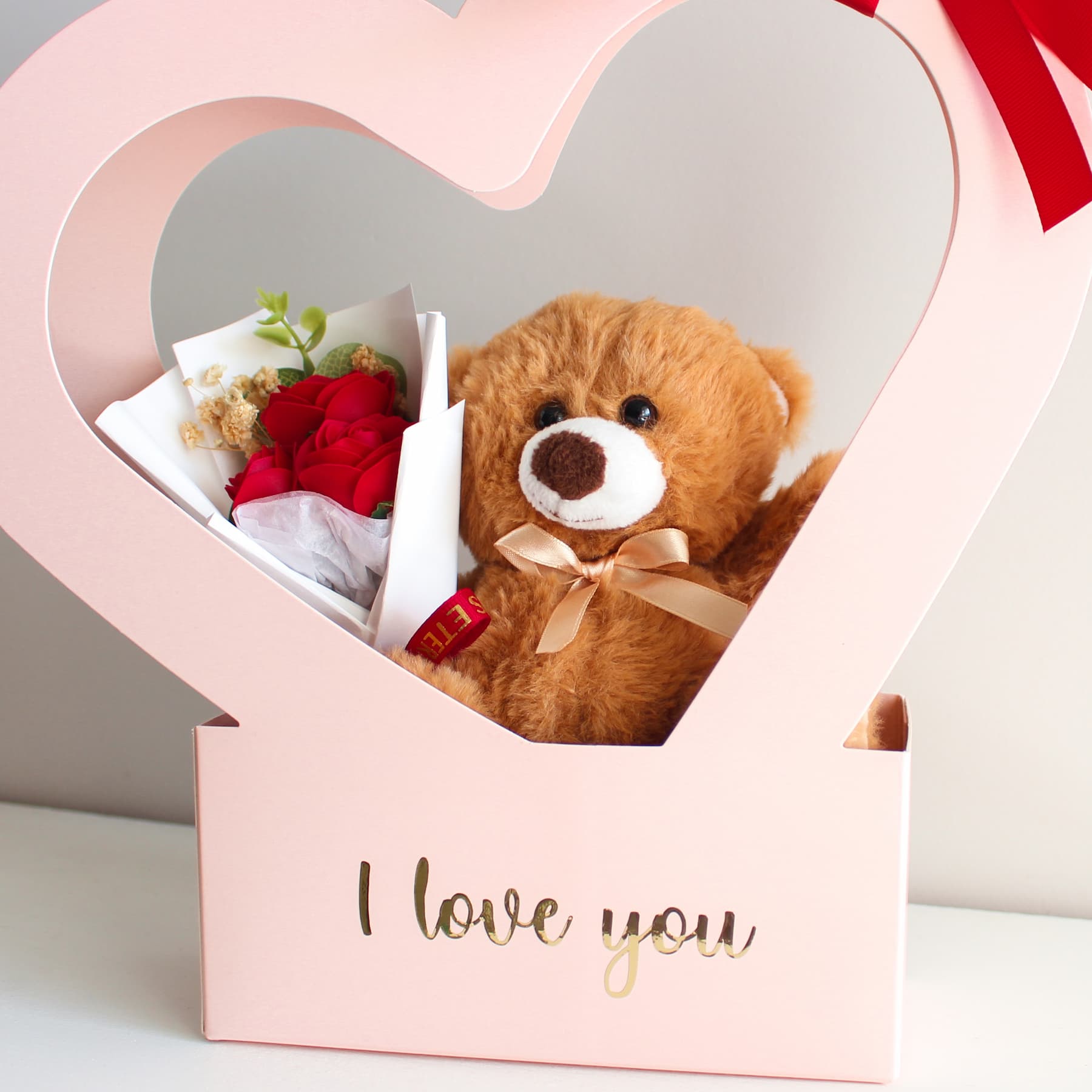 bear and bouquet bundle