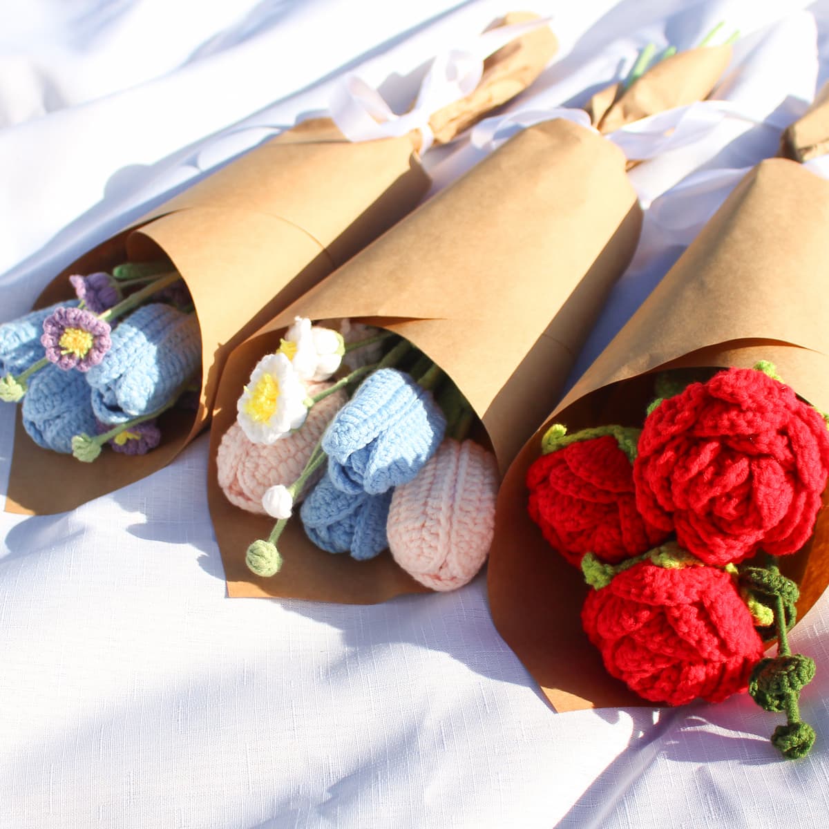 crochet flower bouquet australia