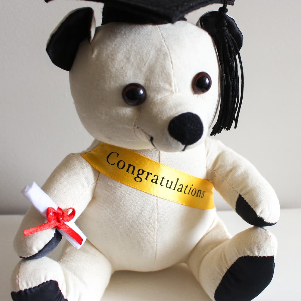 Graduation signature hot sale bears